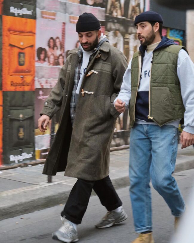 West Louis™ Turn-Down Collar Wool Blend Pea Coat  Mens coats, Trench coat  men, Men's coats and jackets